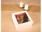 ELCO Geschenkbox m. grossem Fenster 82115.10 weiss, 22x22x10cm 5 Stk. (7611722021674)