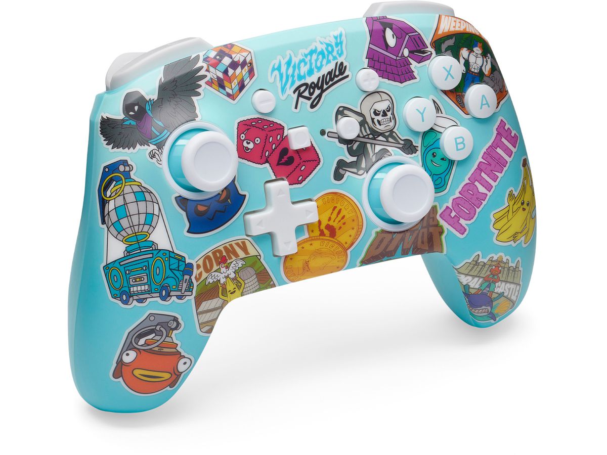 POWER A Enhanced Wireless Ctrl. NSGP0290-01? NSW, Sticker Mania-Fortnite (0617885091711)