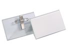 DURABLE Badge avec pince combiné 810119 transp., PVC, 54x90mm 50 pcs. (4005546810126)