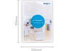 BIELLA Schnellhefter Pro-File #2 A4 16440203U transp.,PP,Sichttasche 80 Bl. (7611365367726)