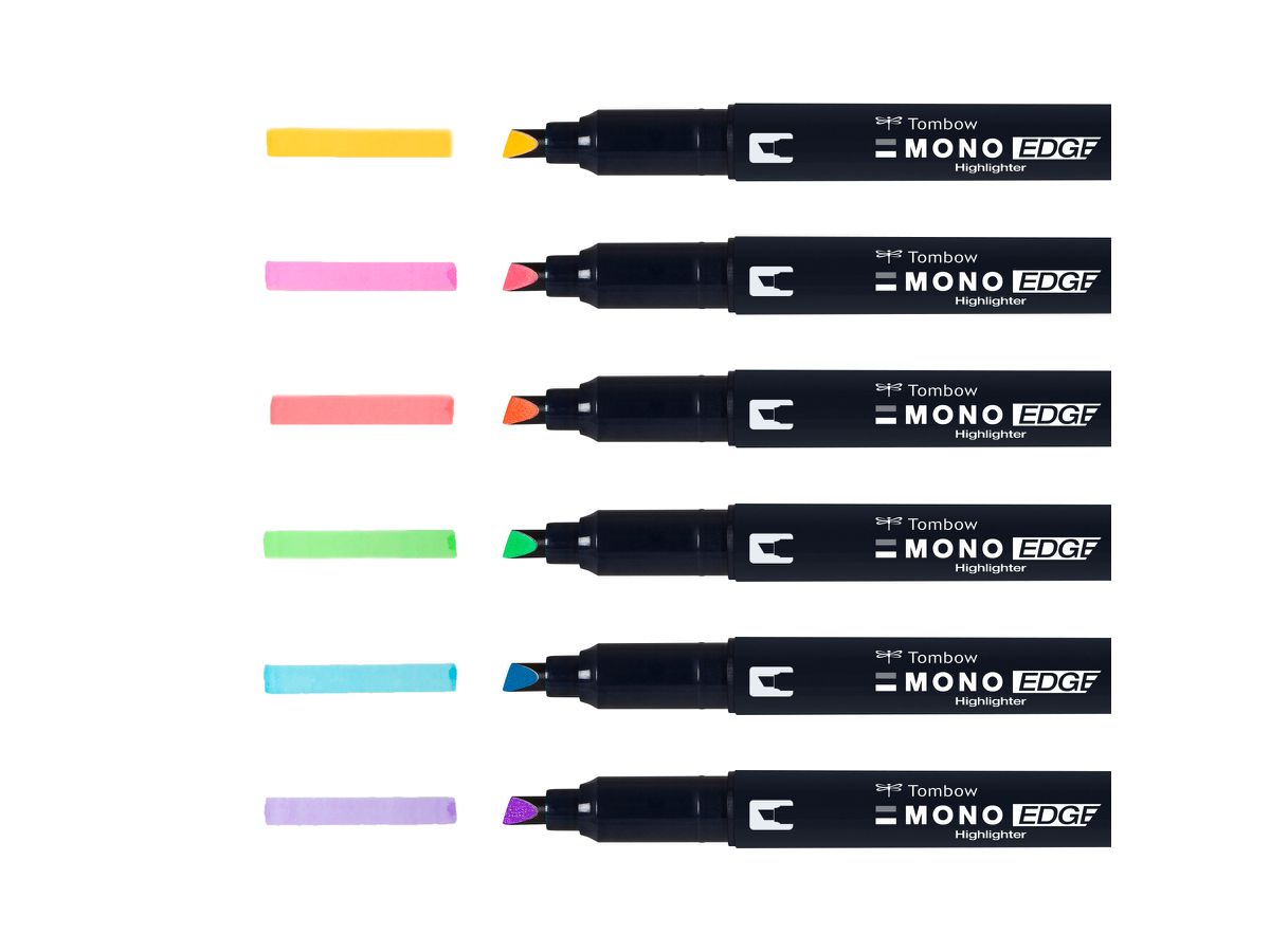 TOMBOW Mono edge highlighter WA-TC-6P 6 colori (4003198120075)