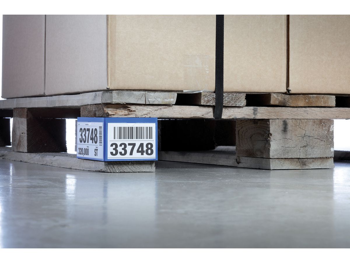 DURABLE Palettenfussbanderole 172407 145x75mm, 50 Stück (4005546981727)