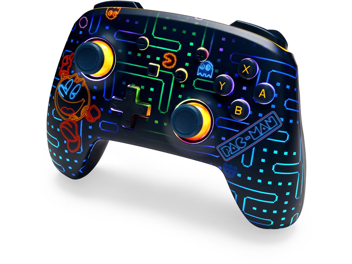 POWER A Enhanced Wireless Ctrl. NSGP0458-01 NSW,Pac Man,Neon Arcade (0617885141515)