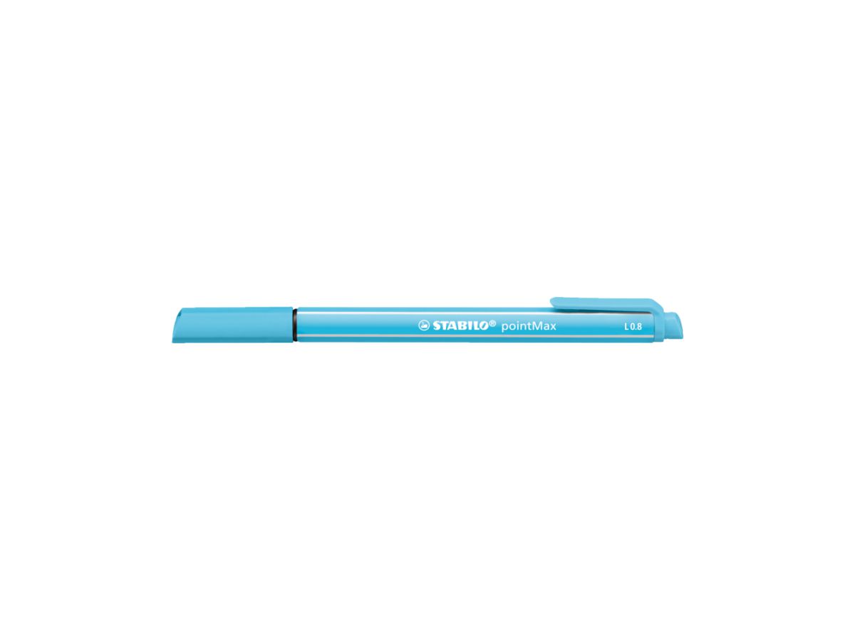 STABILO Fineliner PointMax 0.8mm 488/57 bleu (4006381503563)