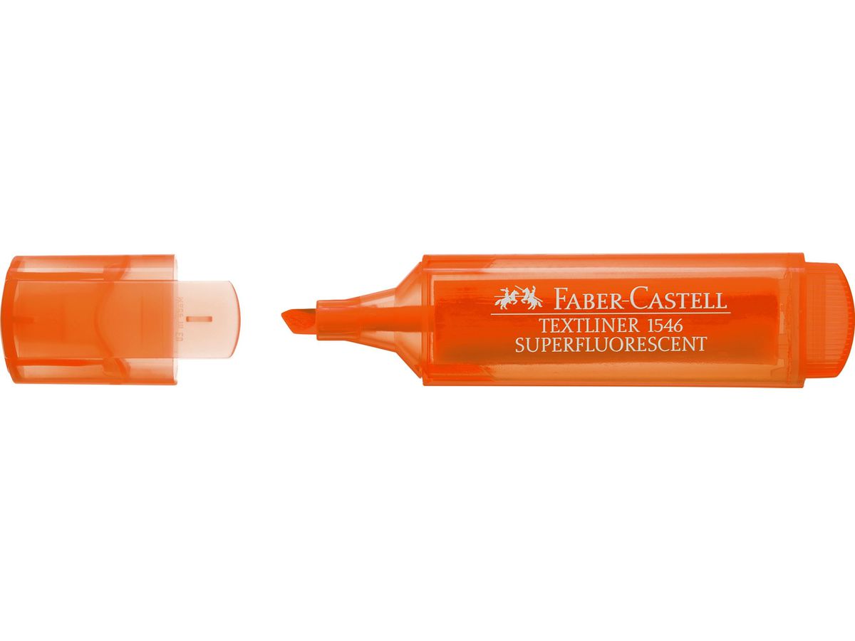 FABER-CASTELL Textmarker TL 46 Superfluor 154615 orange (4005401546153)