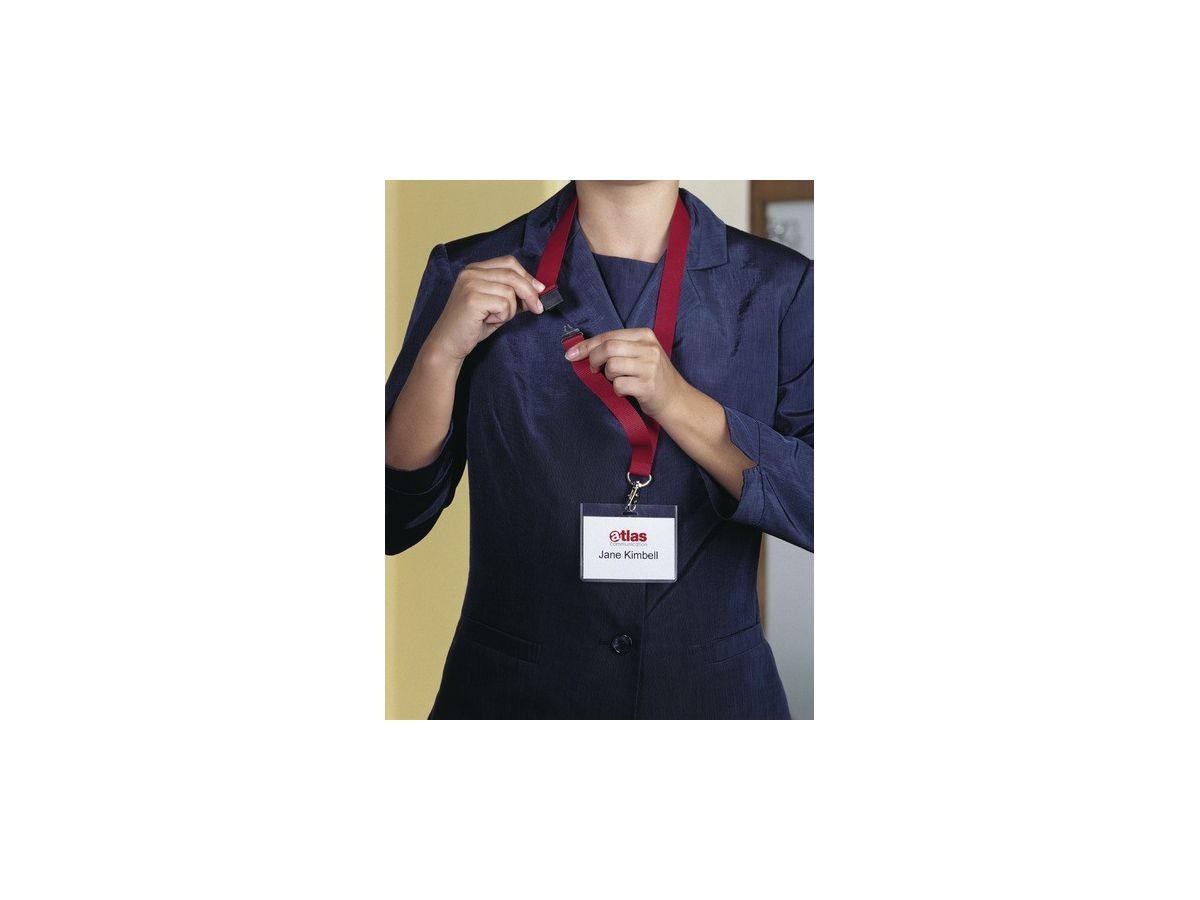 DURABLE Nastro tessile 20 813703 rosso, 44cm 10 pezzi (4005546800103)