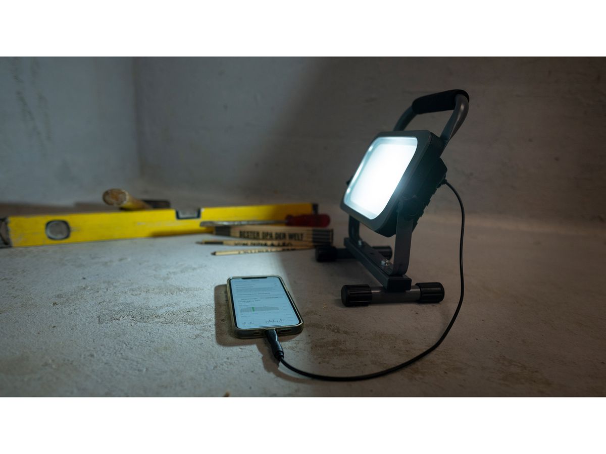 STEFFEN Lampe de travail LED 65 00147 gris, 15W (7611007177942)