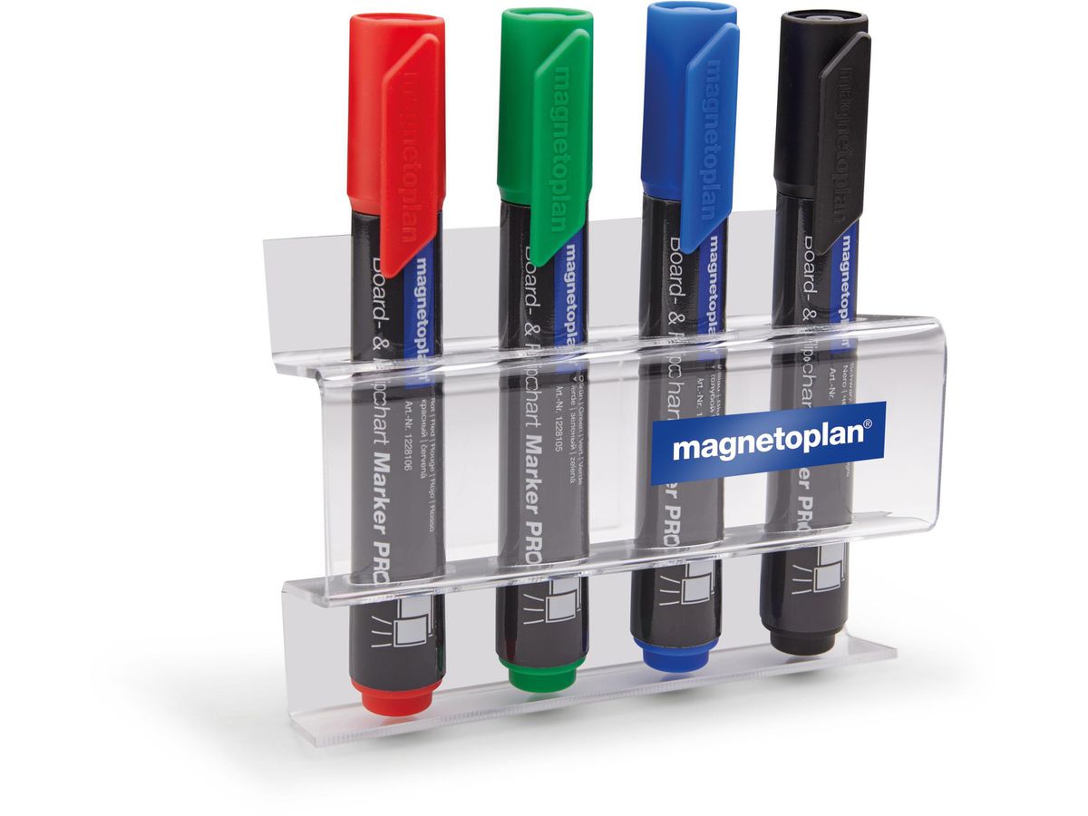 MAGNETOPLAN Magnetischer Stiftehalter 16712 für 4 Marker (4013695021041)