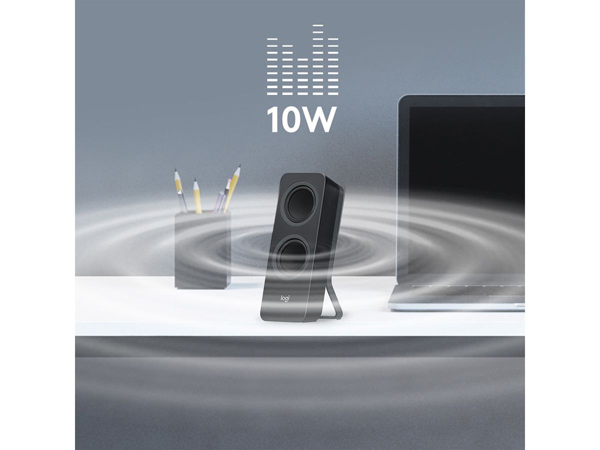 LOGITECH Z207 BT PC-Speakers 2.0 black 980-001295 (5099206075023)