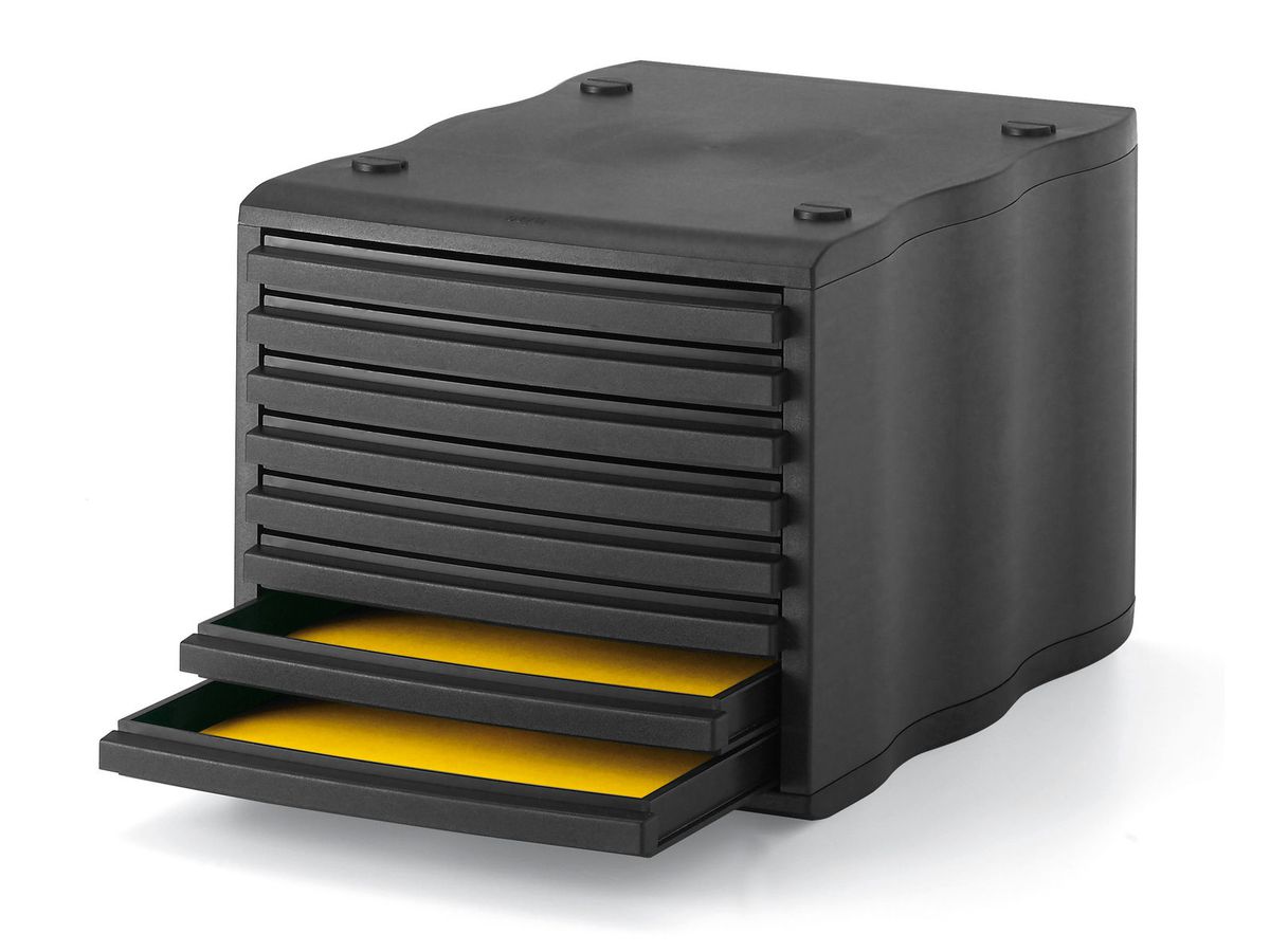 STYRO Set tiroirs Styrowave C4 248-8551.99 noir, 8 tiroir (7612176102681)