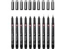 SAKURA Pigma Micron Set 0.03-1.2mm POXSDKB10 con astuccio 10 pezzi (8712079520700)