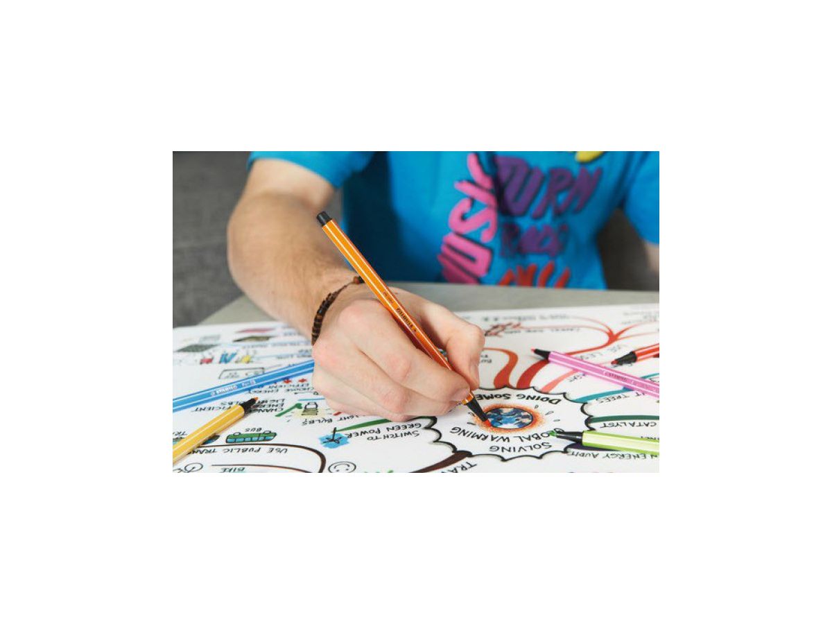 STABILO Stylo Fibre Pen 68 1mm 6820-1 20 couleurs Big Pen (4006381160728)