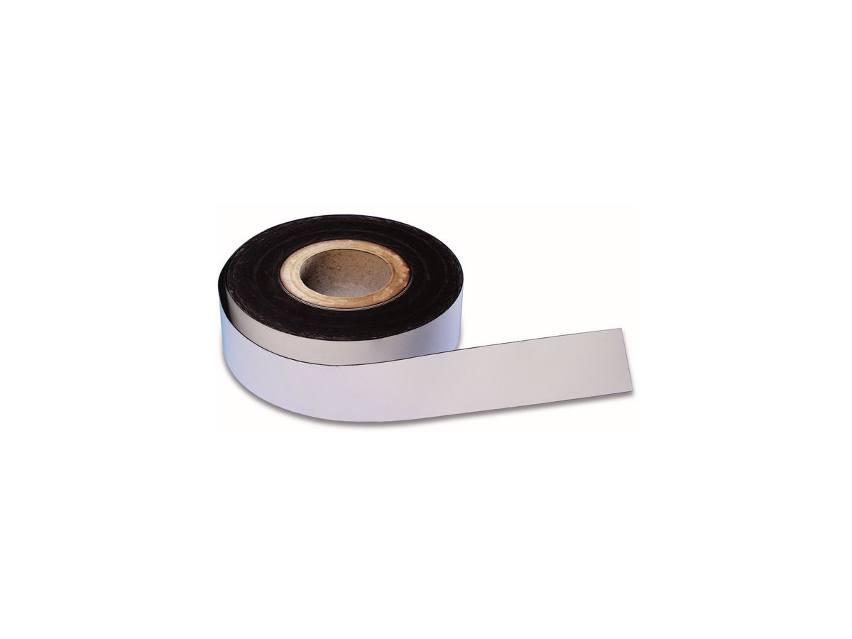MAGNETOPLAN Bande magnétique 51053325 blanc 30mx25mmx0.6mm (4013695011578)