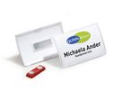 DURABLE Badge Click Fold 821219 avec aimant, 40x75mm 10 pcs. (4005546803036)