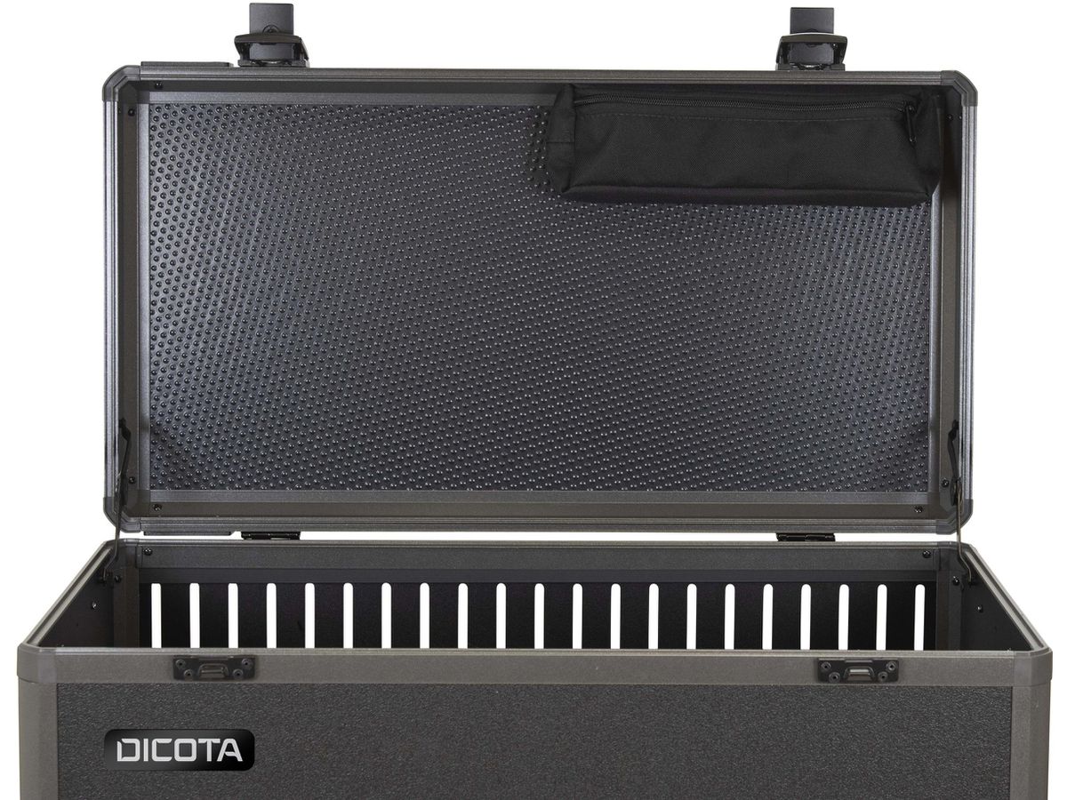 DICOTA Charging Trolley CH Version D32005-CH for 20 Tablets/Ultrab. silver (7640239428492)