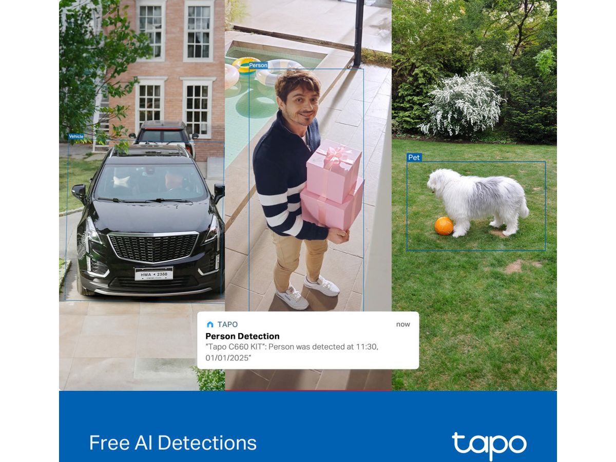 TP-LINK Solar-Security Camera Kit Tapo C660 KIT Pan/Tilt (8885020629606)