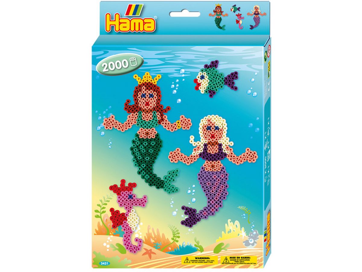 HAMA Set des Perles Midi G1013431-0 Mermaid (0028178034313)