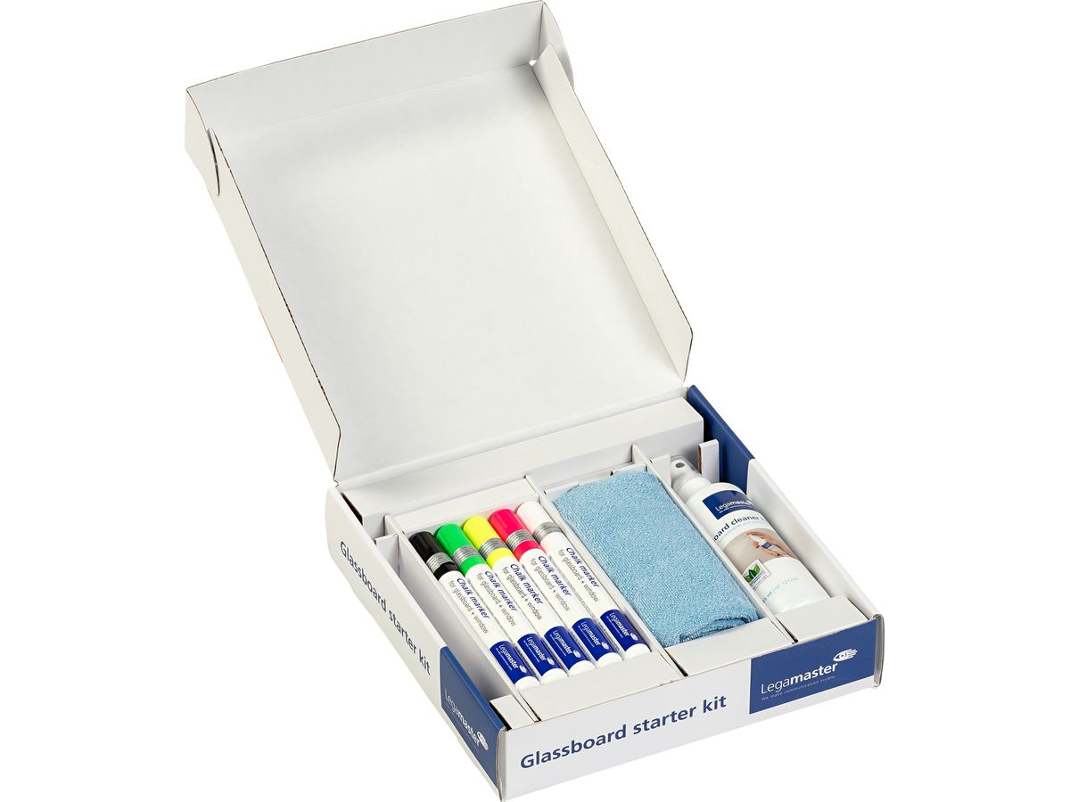 LEGAMASTER Glasboard 7-125200 Starter Zubehörset, 11-tlg. (8713797078672)