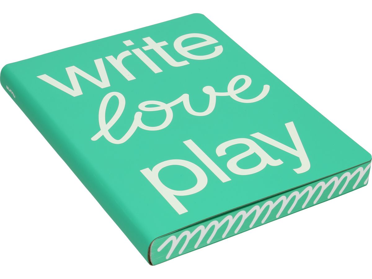 NUUNA Taccuino Graphic L 56383 WRITE LOVE PLAY 256 pagine (4260358556383)