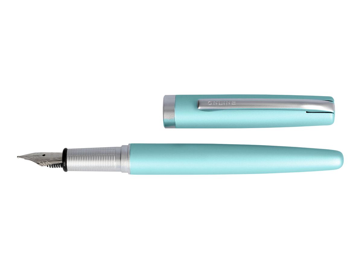 ONLINE Füllhalter Eleganza M 34634/3D Satin Turquoise (4014421346346)