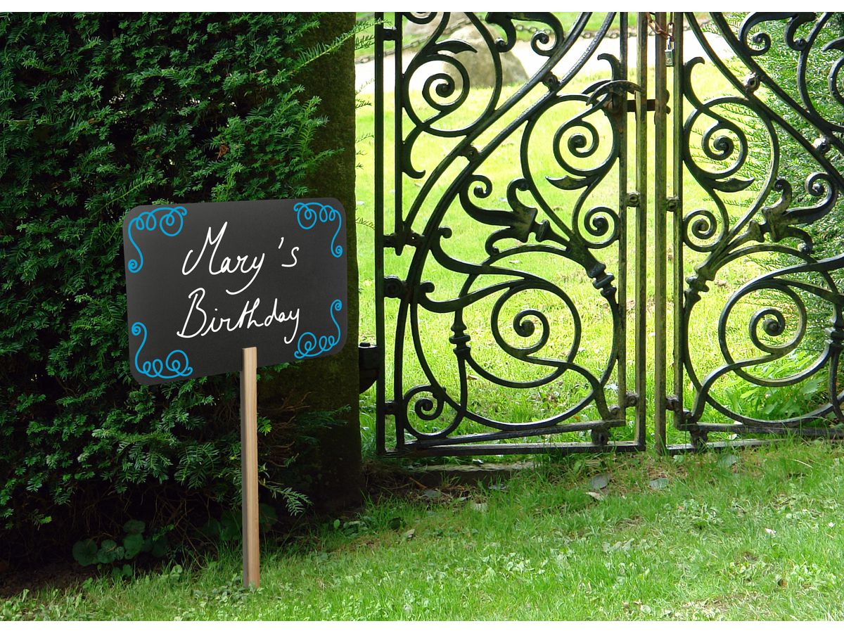 SECURIT Plaque Jardin SILHOUETTE FBS-RECTANGLE noir 73.5x45x0.2cm (8718226499271)