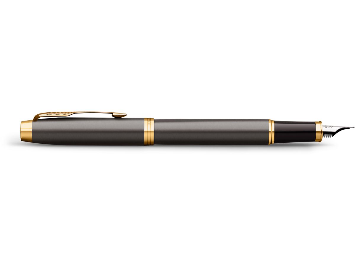 PARKER Stylo plume M 2213777 IM Grey GT (3026982137777)