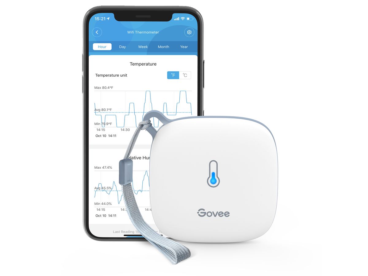 GOVEE WiFi thermometer hygrometer H5179001 bianco (6974316990024)
