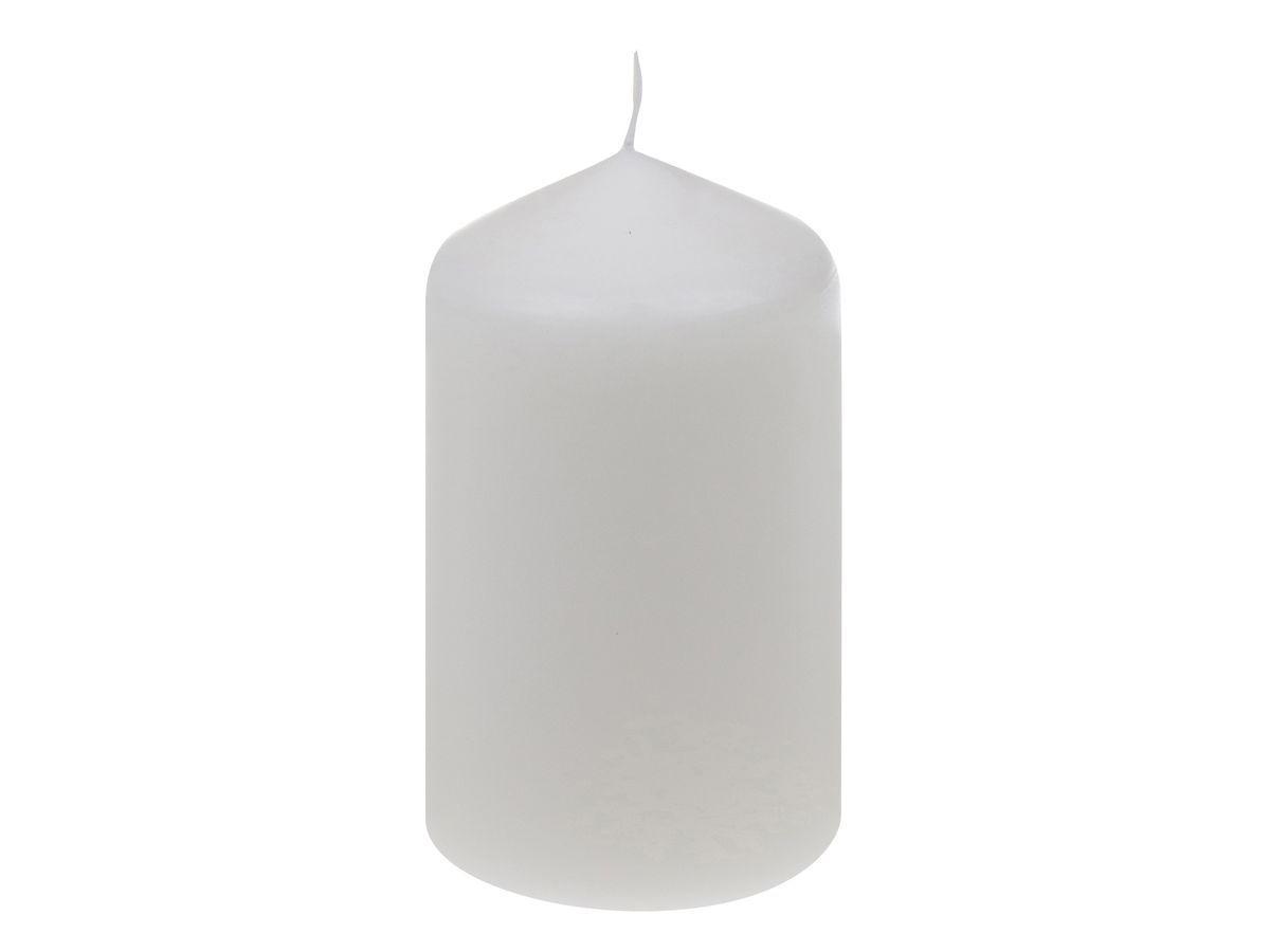 STEINHART Stumpenkerze 10cm 1207401000 weiss ca. 28h (4008542507502)