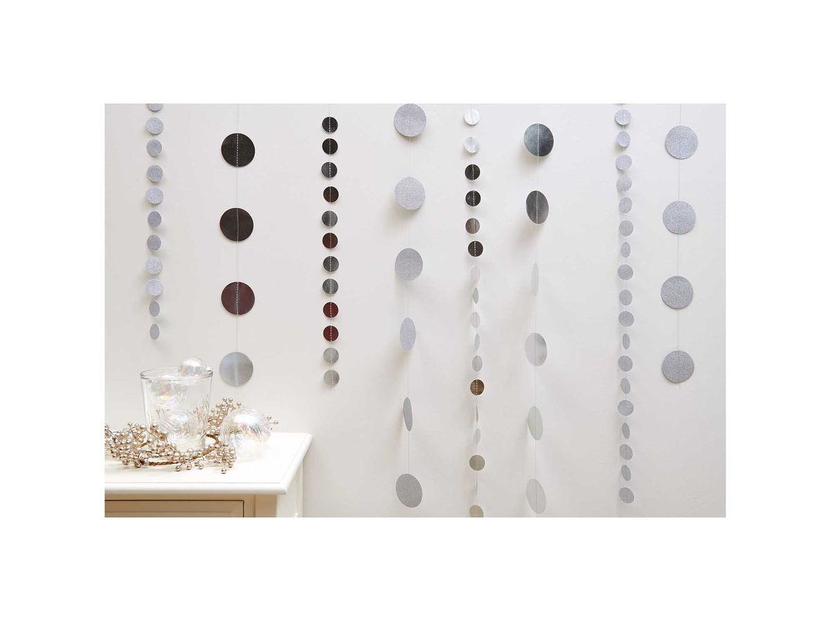 RICO DESIGN Ghirlanda 2m 99001.84.80 argento (4051271406950)