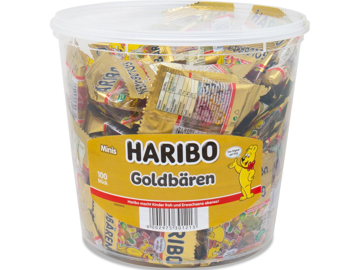 HARIBO Orsi d'oro 127376 100 pezzi (4001686301180)