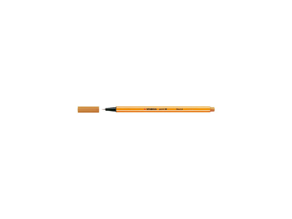 STABILO Fineliner Point 88 0.4mm 88/89 ocra scuro (4006381333962)