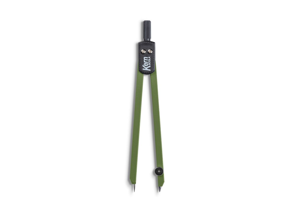 KERN Zirkel SCOLA pastello 13.5cm 410 300mm, verde (7640160331847)