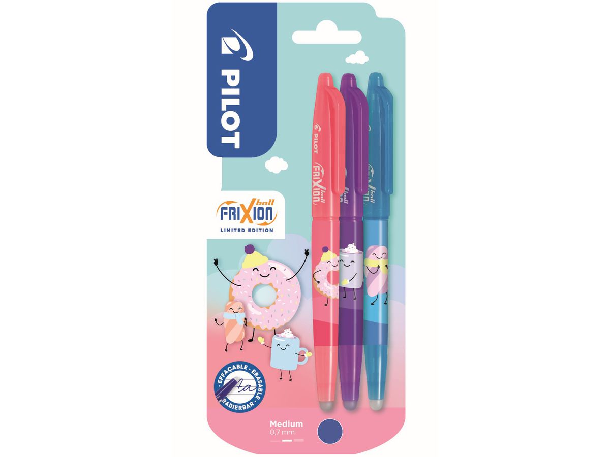 PILOT Frixion Ball Sweet 0.7mm 150.400.00BL 3 Farben (3131910458791)