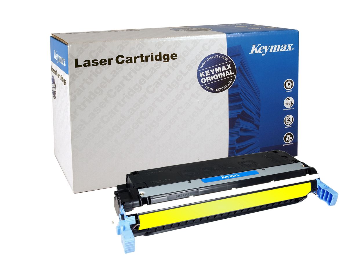 KEYMAX Cartouche CLR yellow C9732AKEY p. HP CLJ 5500 12'000 pages (4016807002679)