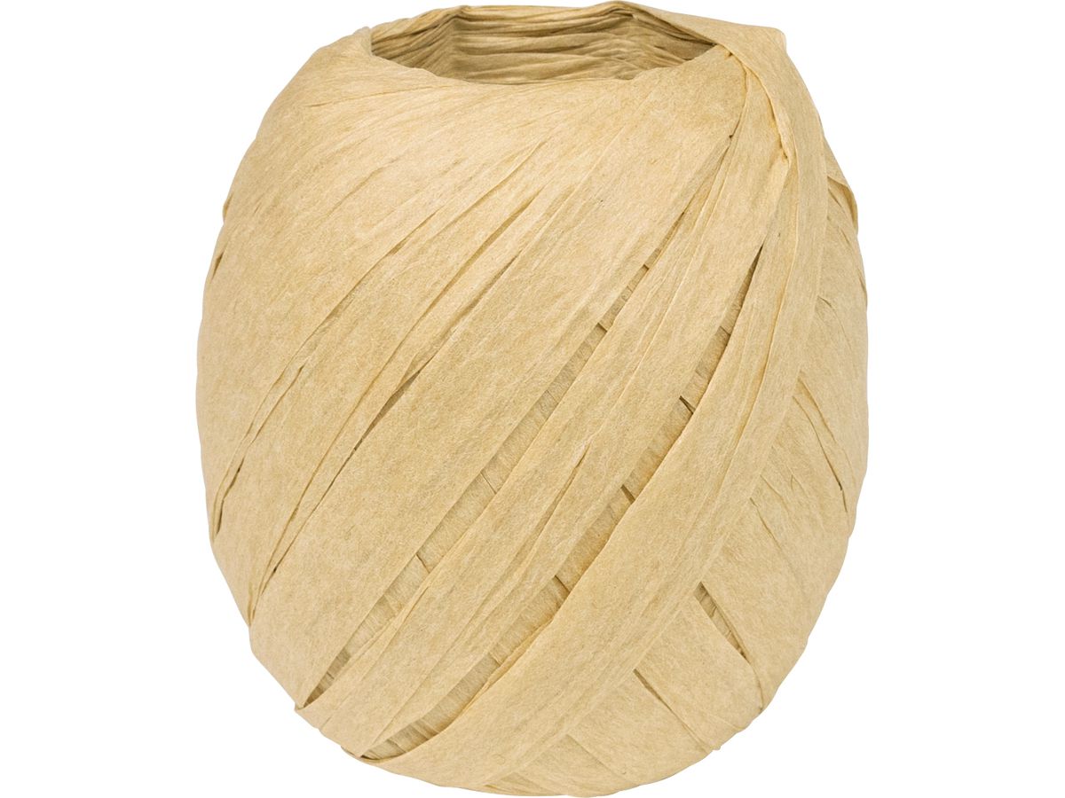 STEWO Nastro regalo in rafia 2583414056 Marrone chiaro 7mm (7630050873014)