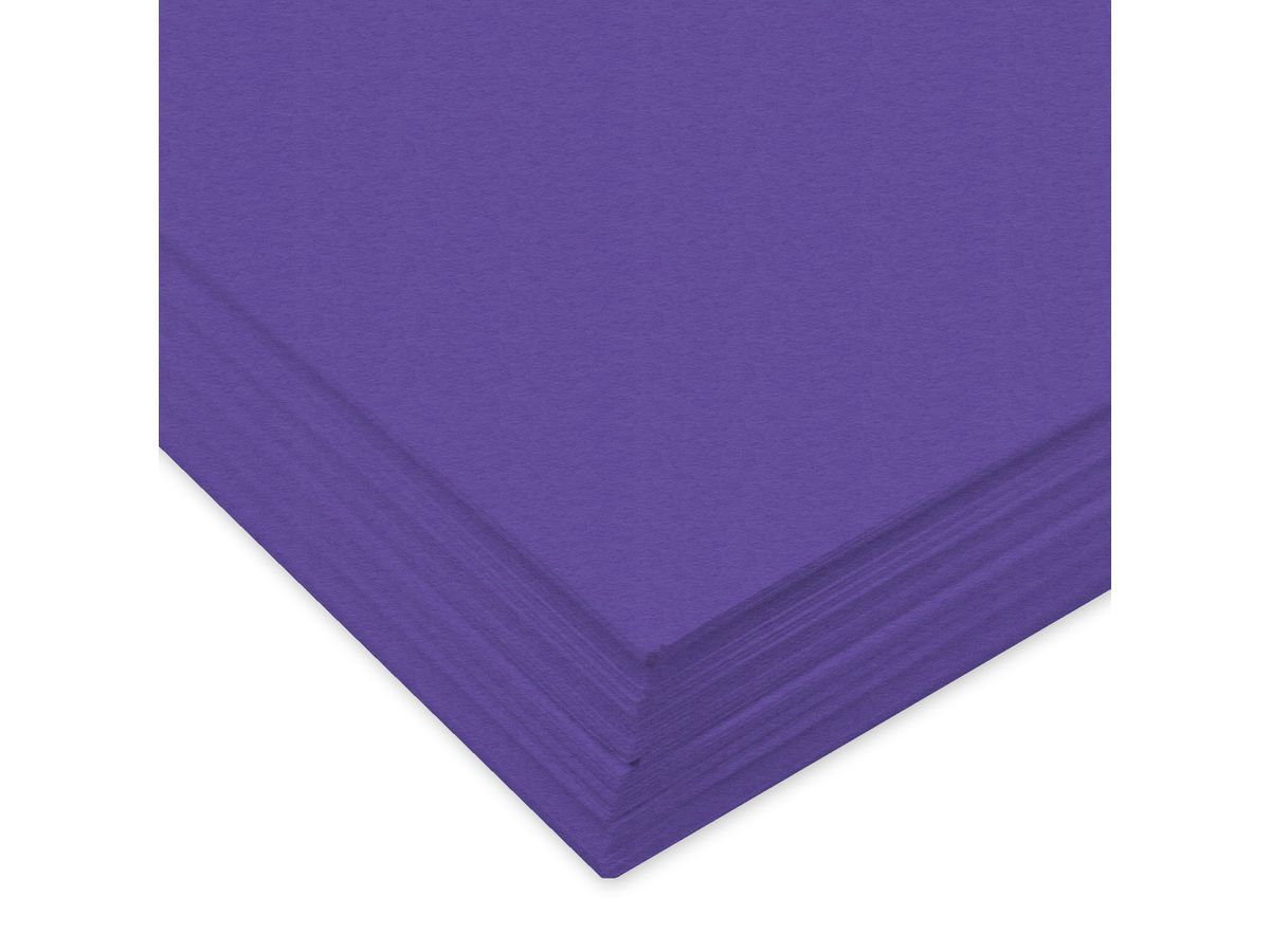 URSUS Papier à dessin couleur A4 2174663 130g, violet 100 feuilles (7612532004451)