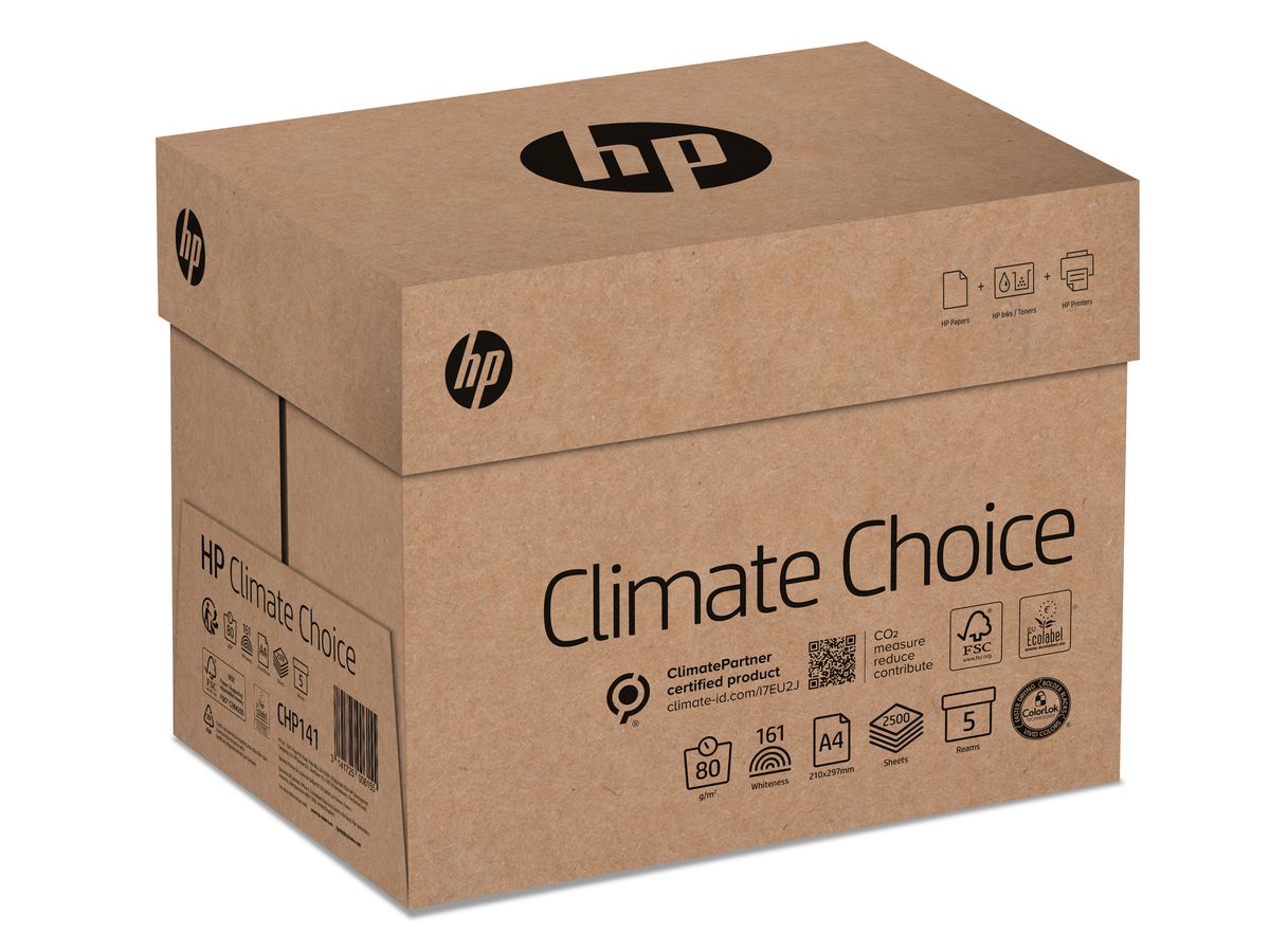 HP Papier copie Climate Choice A4 647526 80g, blanc 500 feuilles (3141725006148)