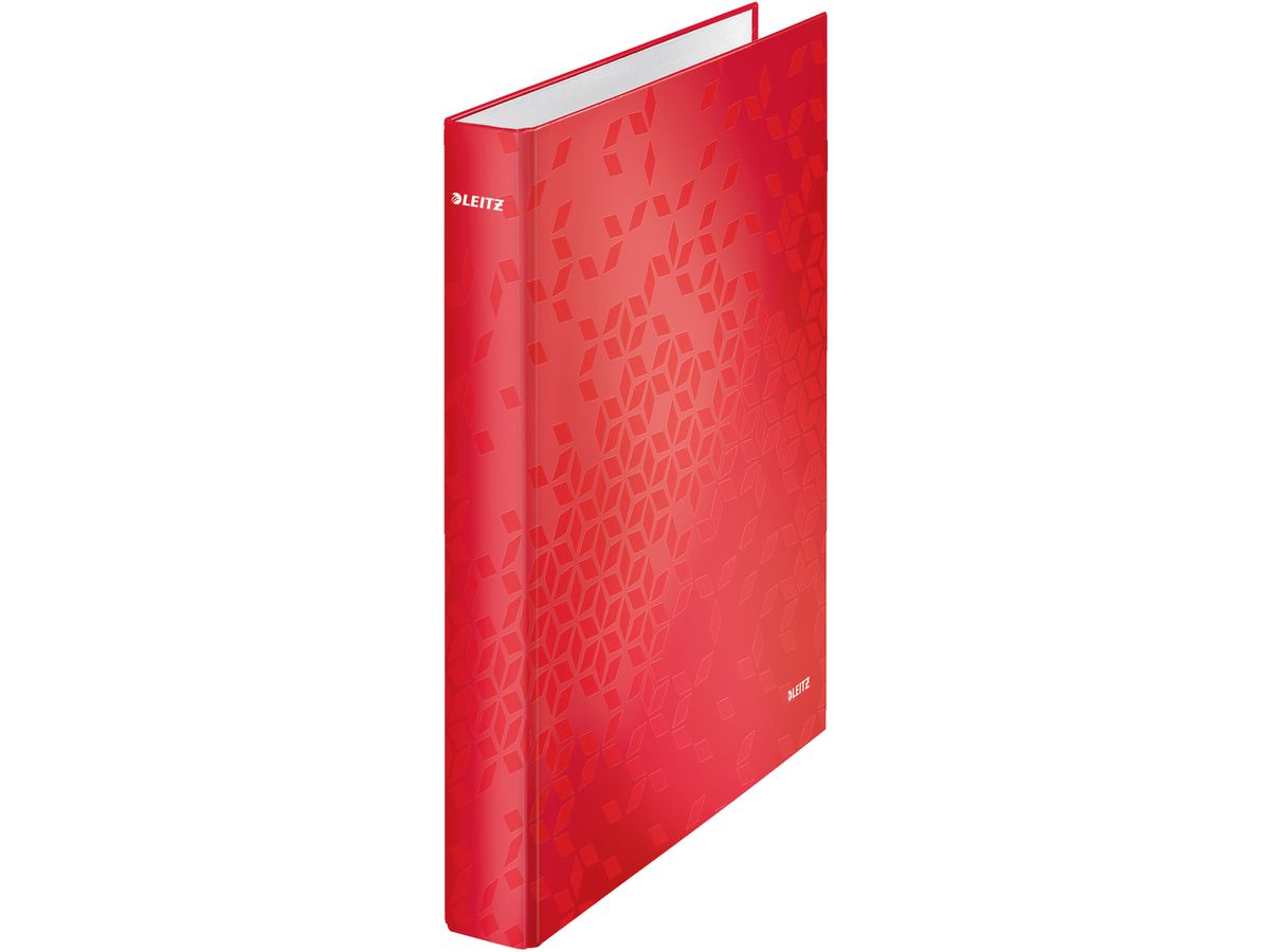 LEITZ Classeur à anneaux WOW A4 4241-00-26 rouge (4002432135073)