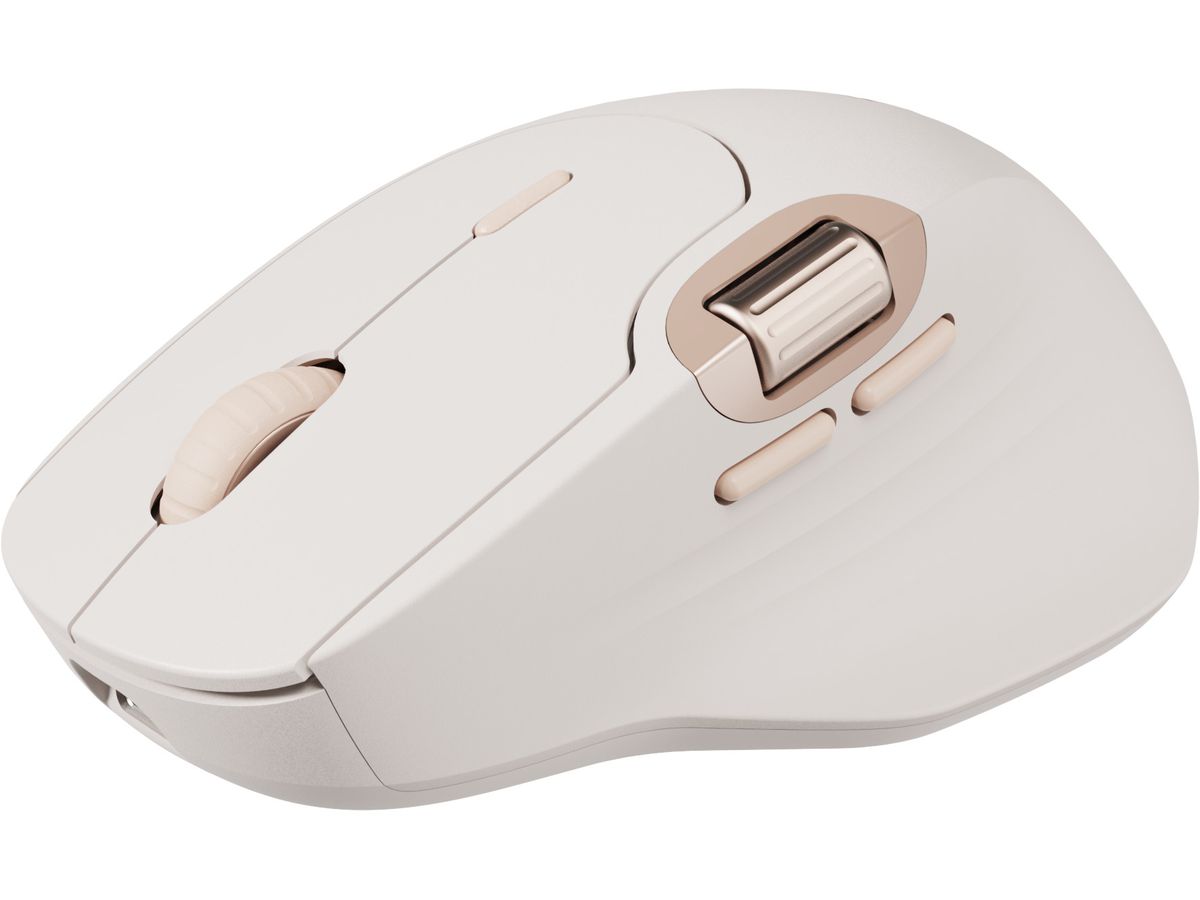 RAPOO MT560 Wirel. Optical Mouse 12535 Multi-Mode Cream (6940056125354)