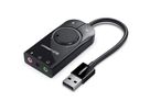 UGREEN External USB Sound Adapter 40964 15cm, Black (6957303849642)