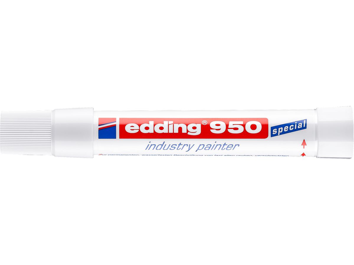 EDDING Industrial Marker 950 10mm 950-49 blanc (4004764019687)