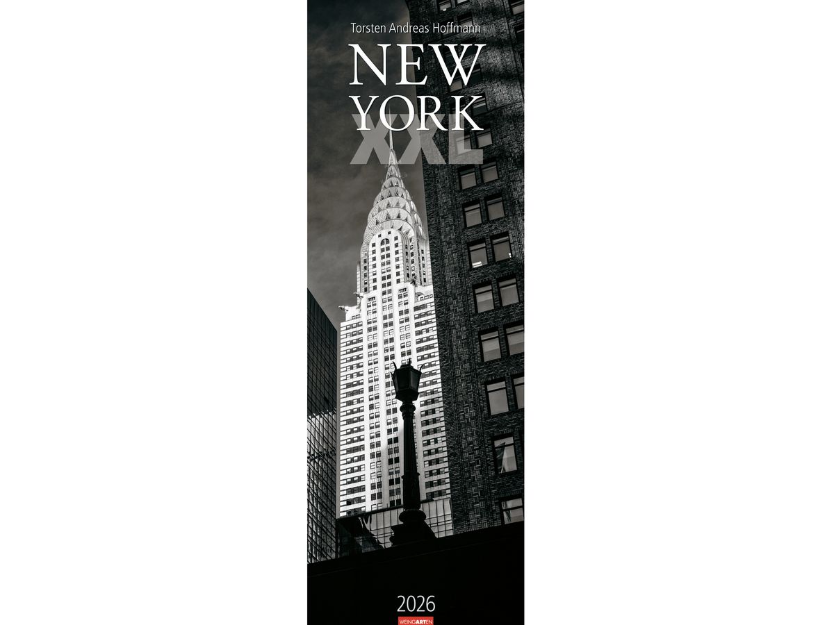 WEINGARTEN Bildkalender 2026 2951600+26 New York XXL DE 34x98cm (9783839901618)