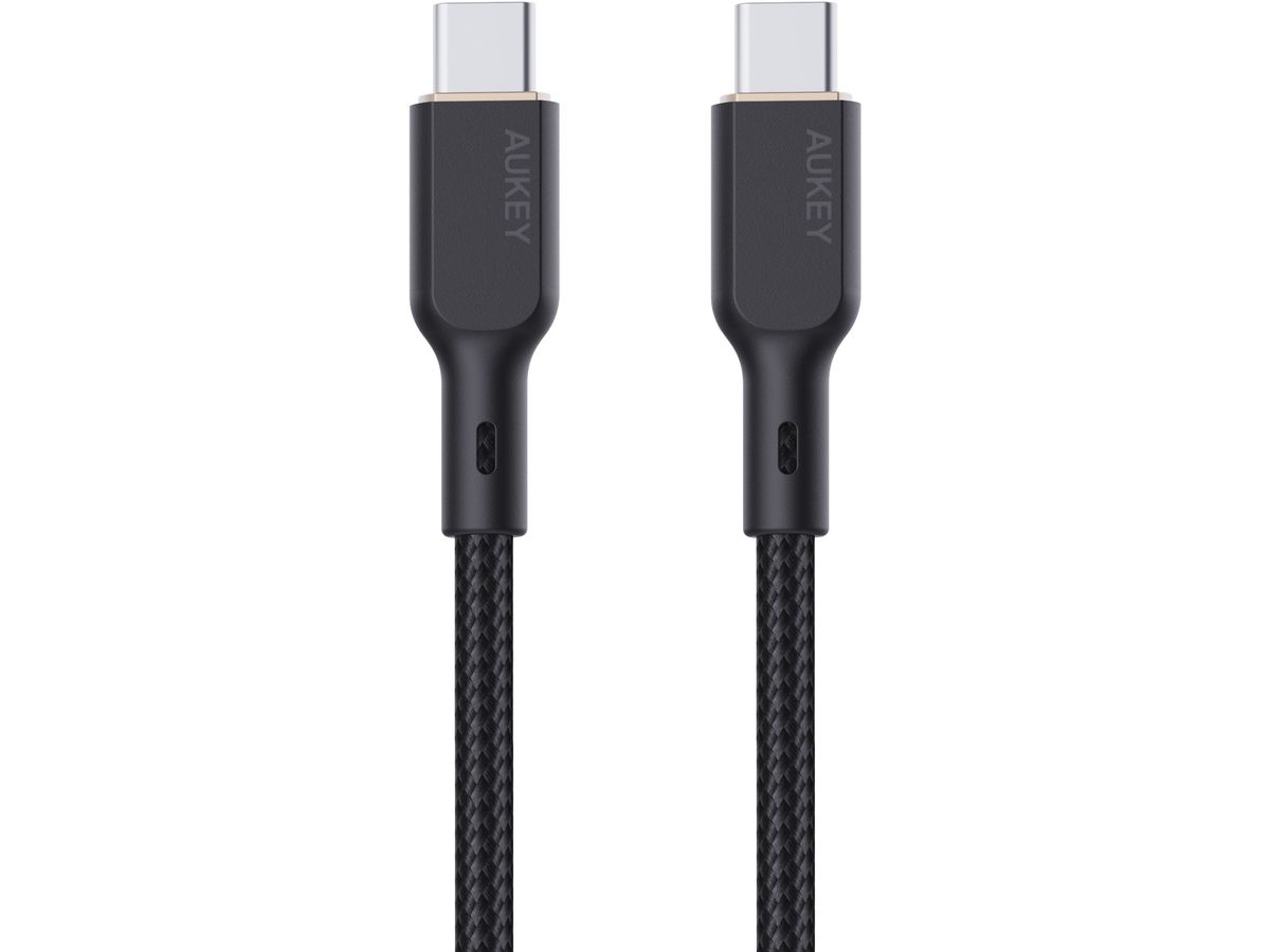 AUKEY Cable USB-C-to-C Kevlar Core CB-KCC101 Nylon Braided,1.0m,100W,Bl. (0689323785308)