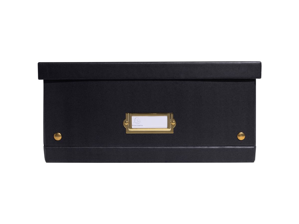 EXACOMPTA Boîte de rangement Neo Deco 62451E noir, A3+ 33x50x16cm (3130630624516)