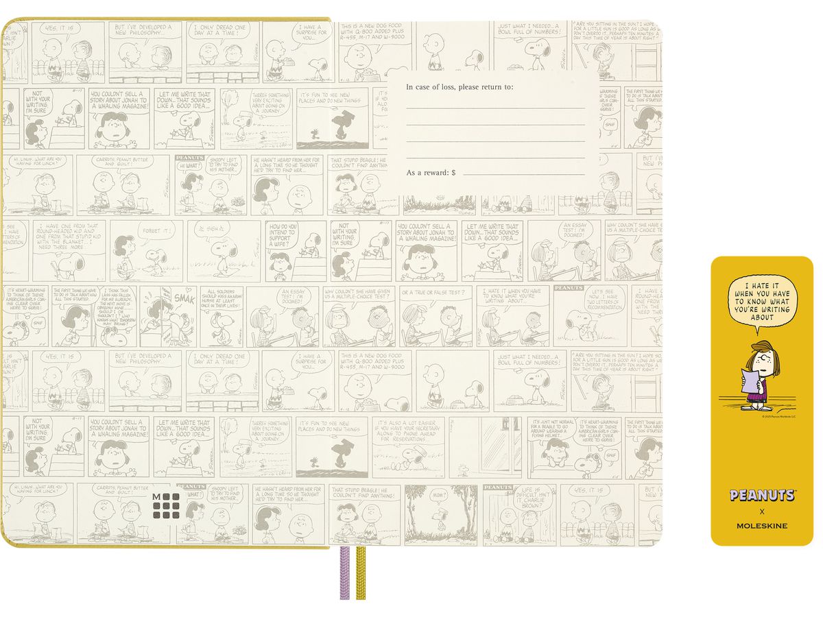 MOLESKINE Carnet Peanuts Patty L/A5 999277123 ligné, orange (8056999277123)