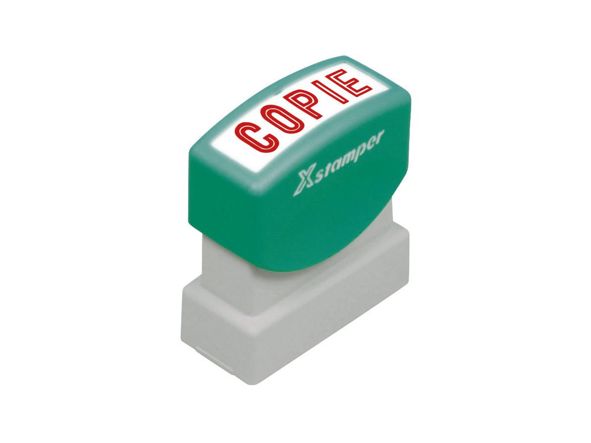 XSTAMPER Tampon Copie F 17-R rouge (4974052942341)
