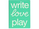 NUUNA Taccuino Graphic L 56383 WRITE LOVE PLAY 256 pagine (4260358556383)