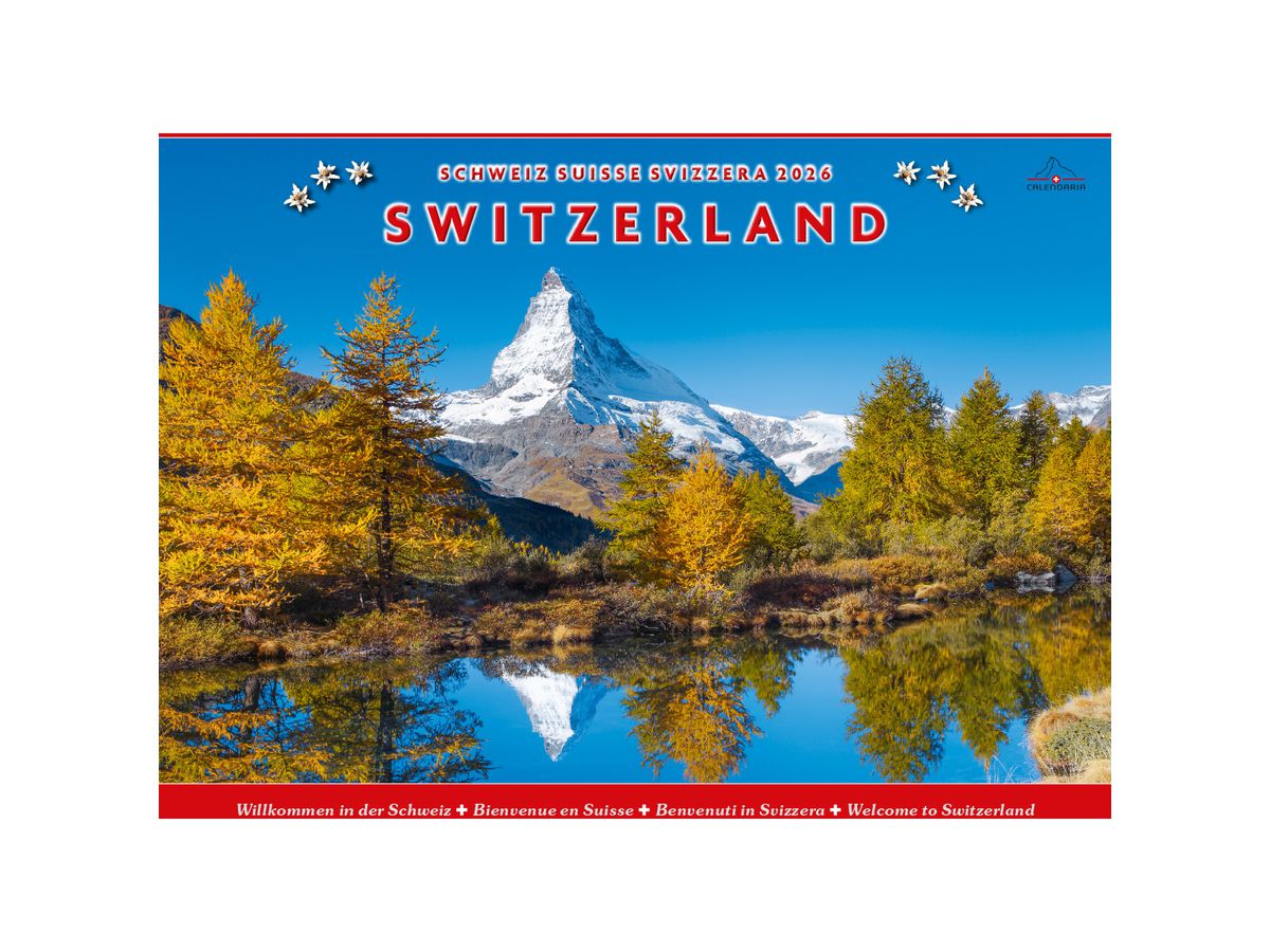 CALENDARIA Calendrier 2026 9783036205076 Schweiz-Suisse ML 40x31cm (9783036205076)