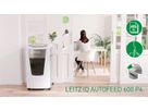 LEITZ Destructeur documents IQ AF 8017-20-00 Office Pro 600, P-4, 110lt (4002432126453)