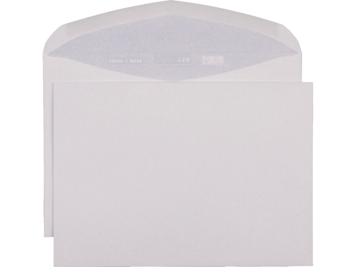 METTLER Couvert ohne Fenster C5 8256 100g, recycling weiss 500 Stk. (7640126061955)